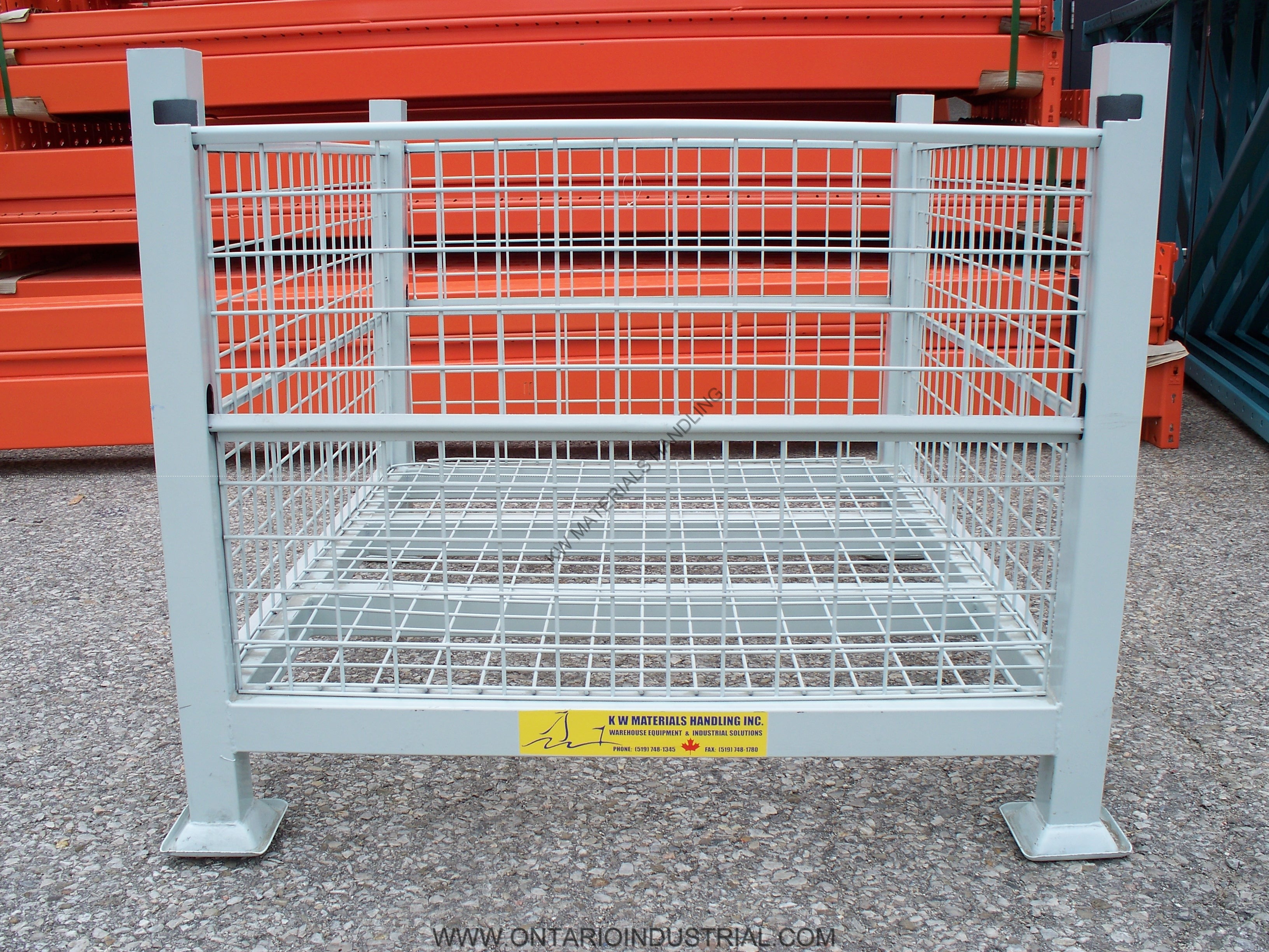 Wire Mesh Baskets, Stacking Containers & Bins Your source for pallet